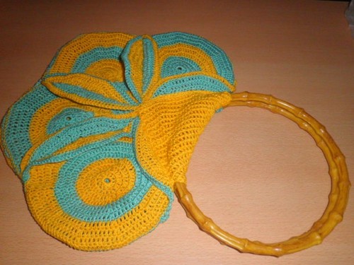 Sac d'été brillant crocheté