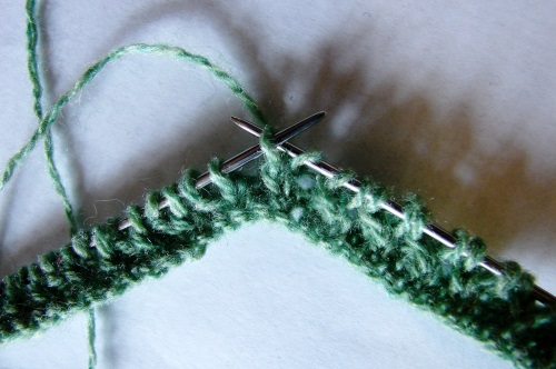 Sac d'été de restes de fil à tricoter