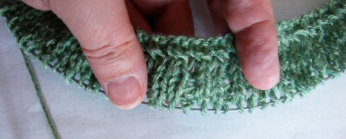 Sac d'été de restes de fil à tricoter