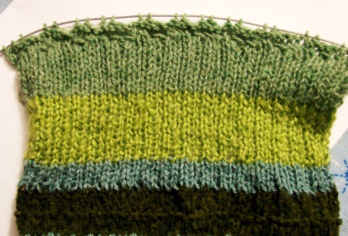 Sac d'été de restes de fil à tricoter