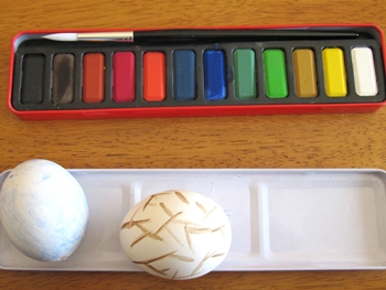 master class: peinture d'oeufs de Pâques