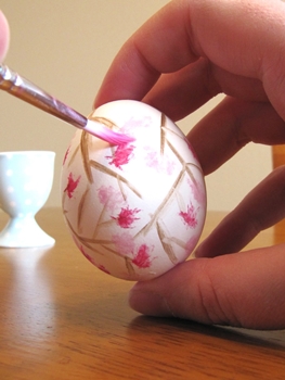master class: peinture d'oeufs de Pâques