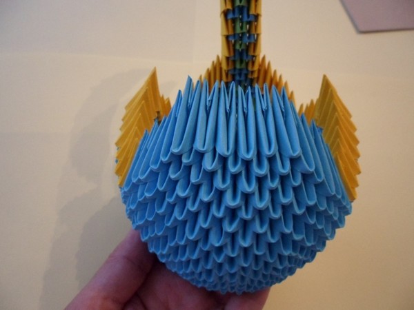 Comment faire un origami cygne à partir de modules - instruction étape par étape avec des photos et des vidéos