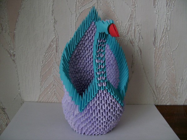 Comment faire un origami cygne à partir de modules - instruction étape par étape avec des photos et des vidéos