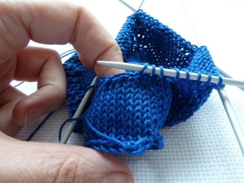 Gants d'été pour hommes sans doigts avec des aiguilles à tricoter