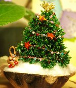 Articles du Nouvel An à partir de perles: arbre de Noël