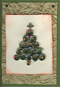L'artisanat du Nouvel An en papier. Quilling