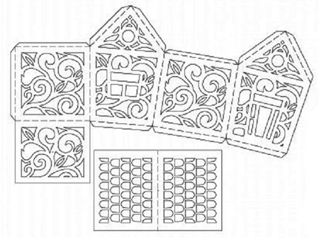 Artisanat de papier du Nouvel An