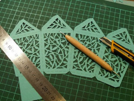 Artisanat de papier du Nouvel An