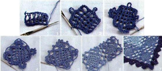Artisanat du Nouvel An: nappe tricotée