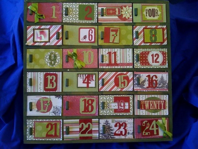 Calendrier du Nouvel An avec leurs propres mains