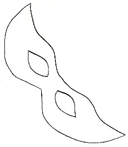 Masque du nouvel an avec vos propres mains