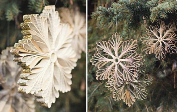 Beaux flocons de neige pour la nouvelle année 2017 avec leurs propres mains de papier - diagrammes et photos en plusieurs étapes. Cours de maître pour les enfants sur de grands flocons de neige en technique origami