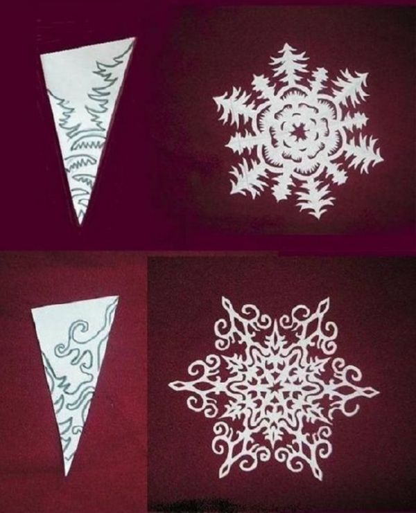 Beaux flocons de neige pour la nouvelle année 2017 avec leurs propres mains de papier - diagrammes et photos en plusieurs étapes. Cours de maître pour les enfants sur de grands flocons de neige en technique origami