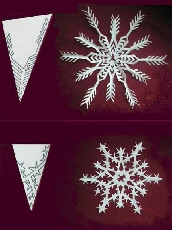Beaux flocons de neige pour la nouvelle année 2017 avec leurs propres mains de papier - diagrammes et photos en plusieurs étapes. Cours de maître pour les enfants sur de grands flocons de neige en technique origami