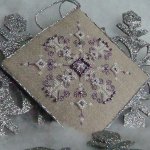 Broderie du nouvel an: flocons de neige