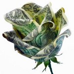 Origami de l'argent: Rose