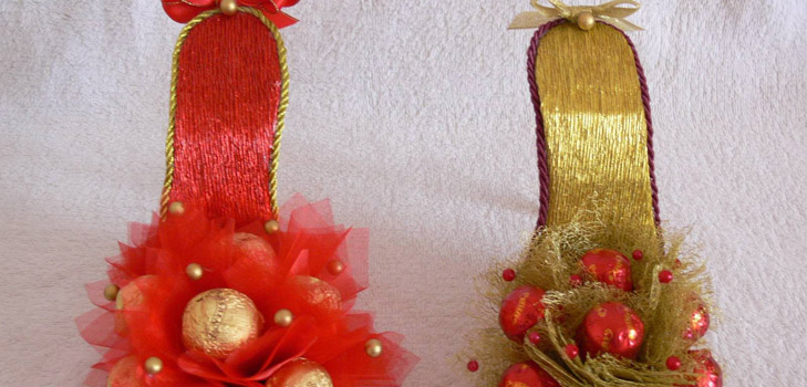 Composition originale "Chaussure" de bonbons: une classe de maître