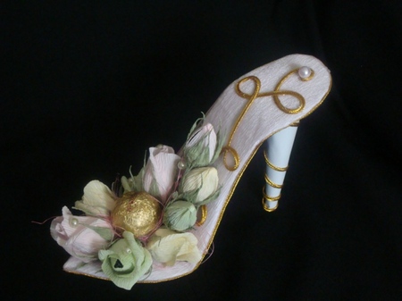 Composition originale "Chaussure" de bonbons: une classe de maître