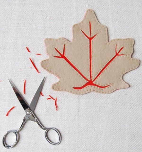 Artisanat d'automne propres mains