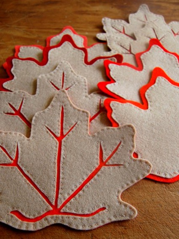 Artisanat d'automne propres mains