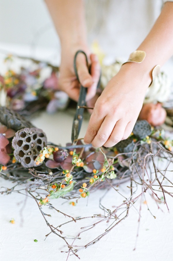 Artisanat d'automne propres mains