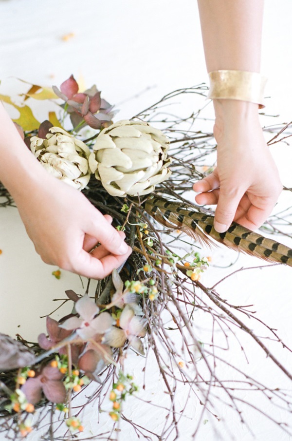 Artisanat d'automne propres mains