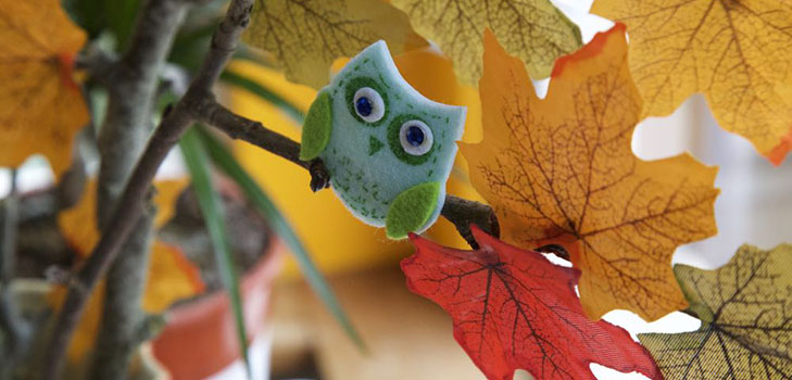 Artisanat d'automne propres mains