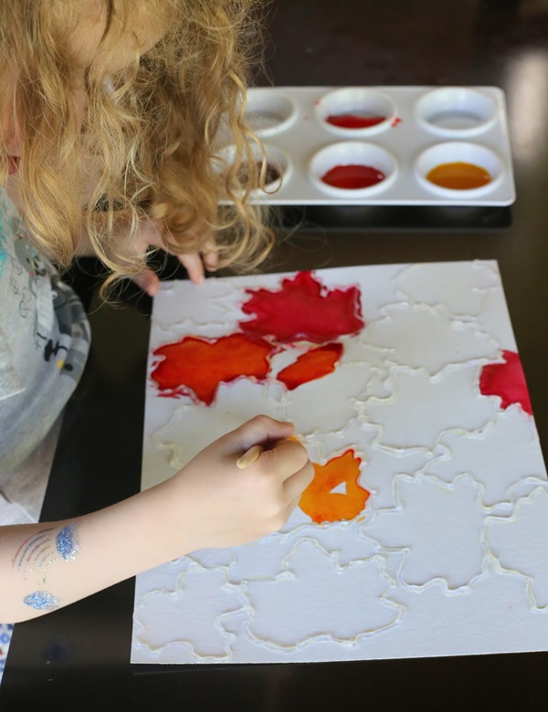 Artisanat d'automne propres mains
