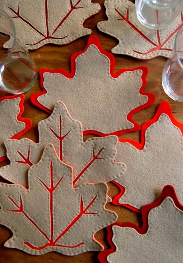 Artisanat d'automne propres mains