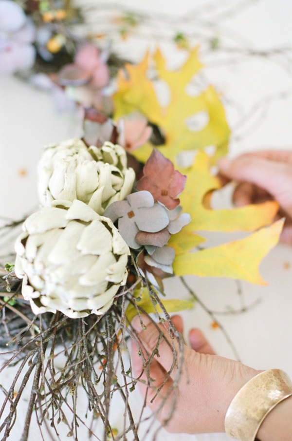 Artisanat d'automne propres mains
