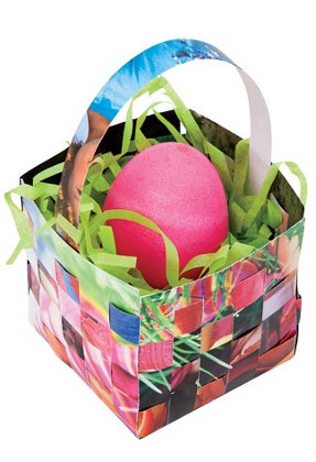Panier de Pâques avec ses propres mains Panier de Pâques avec ses propres mains