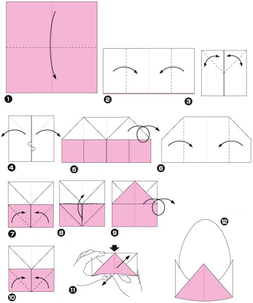 Origami de Pâques