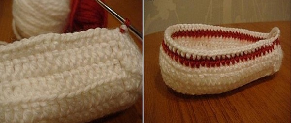 Chaussons au crochet avec une description étape par étape pour les débutants
