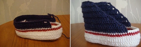 Chaussons au crochet avec une description étape par étape pour les débutants