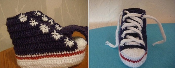 Chaussons au crochet avec une description étape par étape pour les débutants