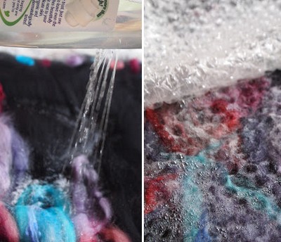 Un cadeau pour la nouvelle année de leurs propres mains: feutrage d'un sac à main, une classe de maître avec une photo