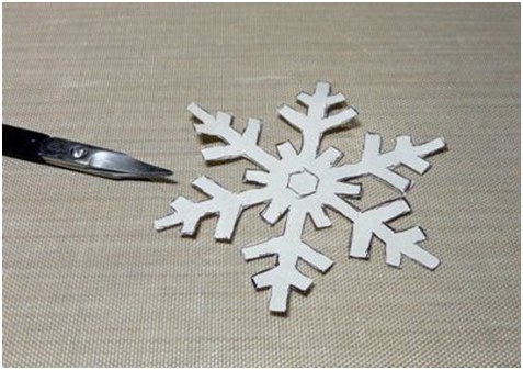 découper un flocon de neige