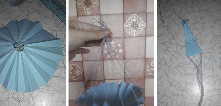 Parachutiste de papier: un fait main le 9 mai avec ses propres mains dans un jardin d'enfants Parachutiste de papier: un fait main le 9 mai avec ses propres mains dans un jardin d'enfants