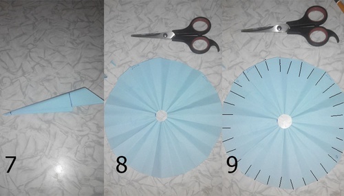 Parachutiste de papier: un fait main le 9 mai avec ses propres mains dans un jardin d'enfants