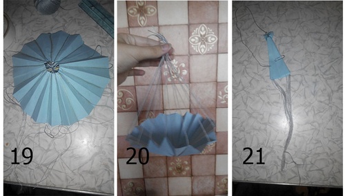 Parachutiste de papier: un fait main le 9 mai avec ses propres mains dans un jardin d'enfants