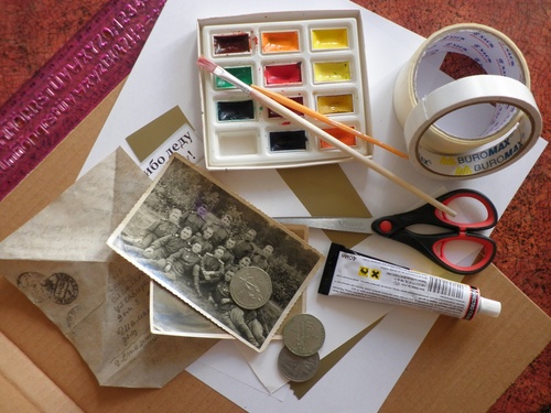 Scrapbooking: un hand-crafted par le 9 mai avec leurs propres mains à l'école