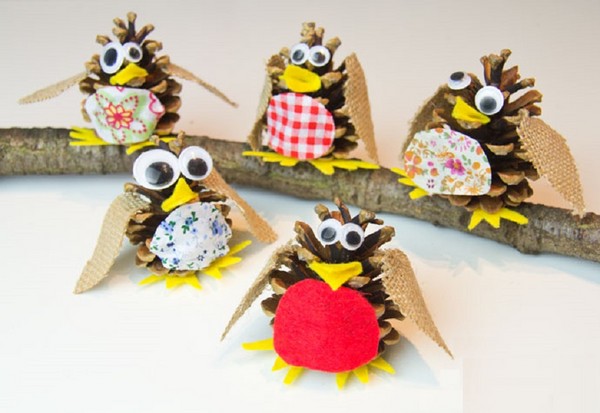 Artisanat "Cadeaux d'Automne" avec leurs propres mains de matériaux naturels pour la maternelle et l'école