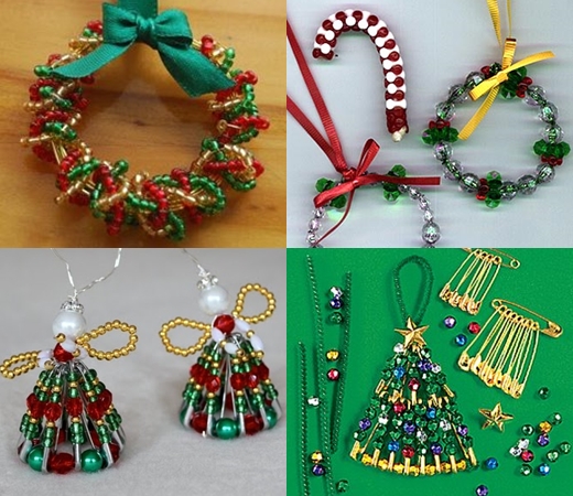 Artisanat de perles pour le Nouvel An: photo, vidéo master-class