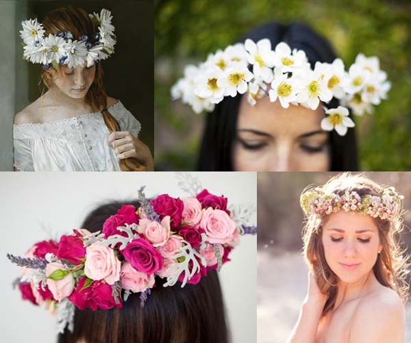 Tisser une couronne de fleurs avec nos propres mains