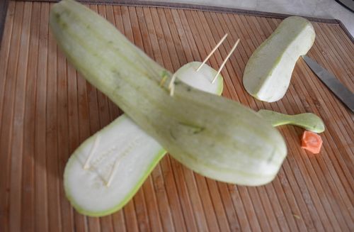Artisanat de légumes par ses propres mains