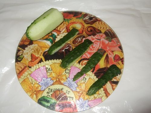 Artisanat de légumes par ses propres mains