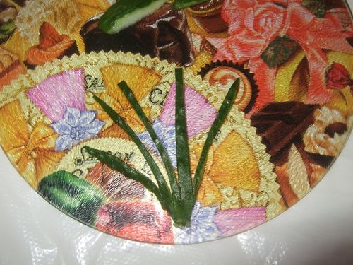 Artisanat de légumes par ses propres mains