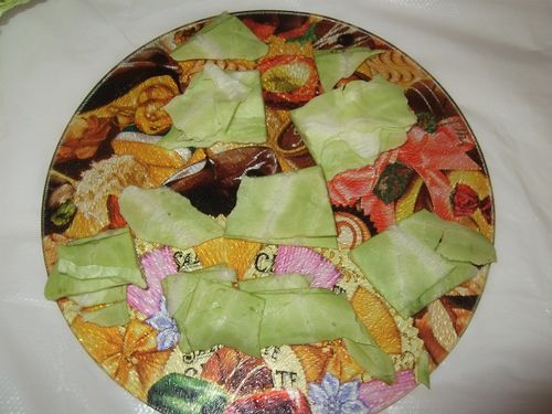 Artisanat de légumes par ses propres mains