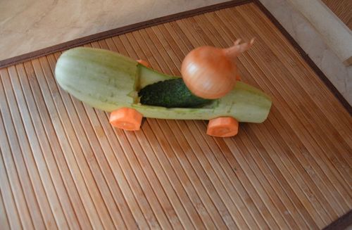 Artisanat de légumes par ses propres mains